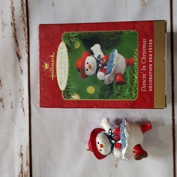 Hallmark Other - Vintage 2000 Hallmark Keepsake Ornament Dancin' in Christmas Cowgirl Snowgirl